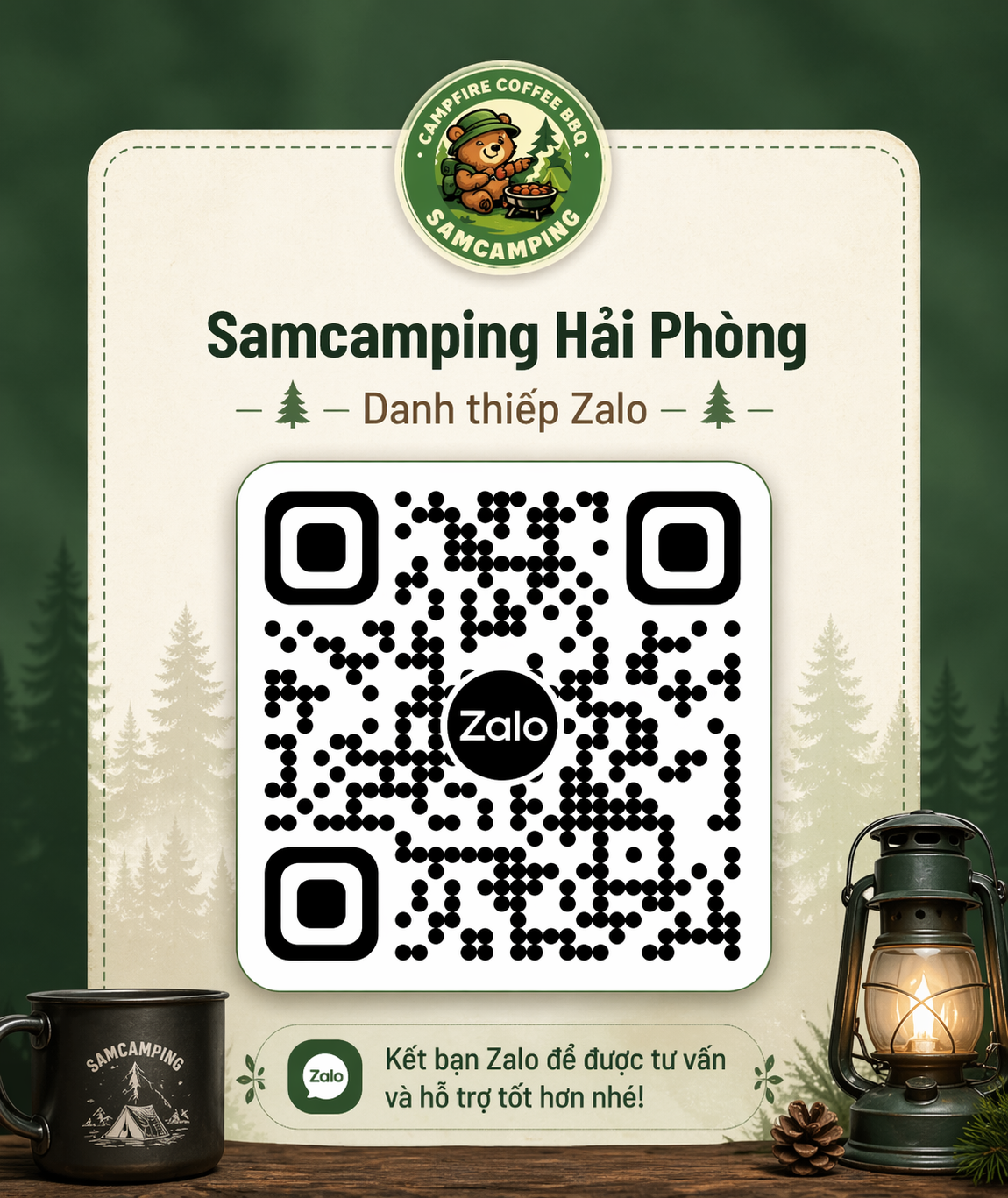 Sam Camping Zalo QR